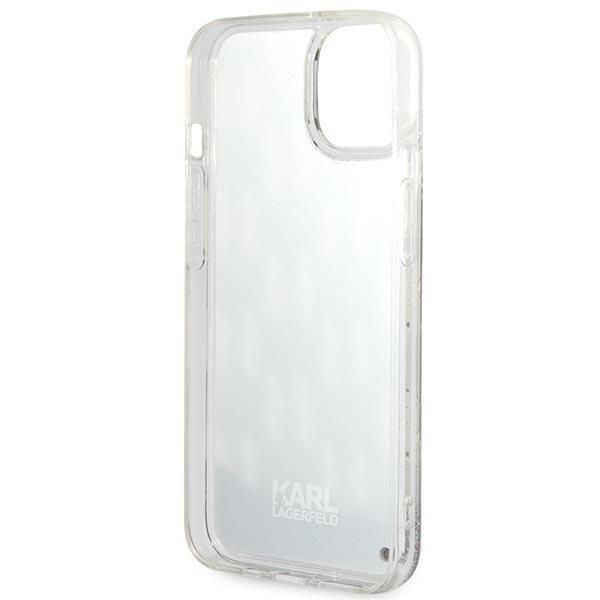 Nugarėlės dėklai Karl Lagerfeld Karl Lagerfeld KLHCP14SLMNMK iPhone 14 6.1 "hardcase black / black Liquid Glitter Monogram