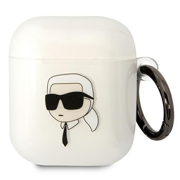 Aizmugurējais vāciņš Karl Lagerfeld Karl Lagerfeld KLA2HNIKTCT AirPods 1/2 cover transparent Karl`s Head