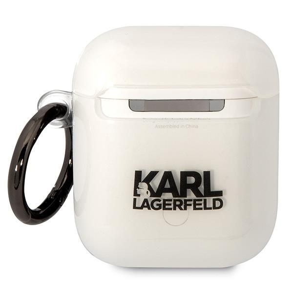 Aizmugurējais vāciņš Karl Lagerfeld Karl Lagerfeld KLA2HNIKTCT AirPods 1/2 cover transparent Karl`s Head