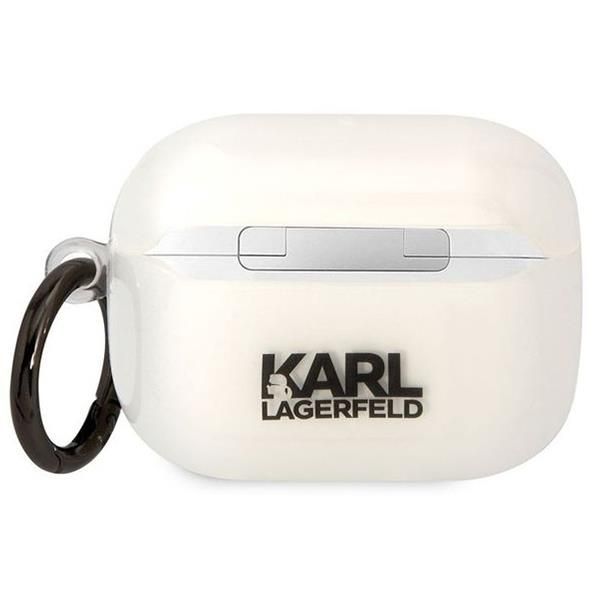 Aizmugurējais vāciņš Karl Lagerfeld Karl Lagerfeld KLAPHNCHTCT Airpods Pro cover transparent Ikonik Choupette