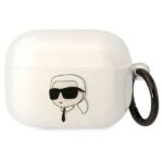 Nugarėlės dėklai Karl Lagerfeld  Karl Lagerfeld KLAPHNIKTCT AirPods Pro cover transparent Karl`s Head 