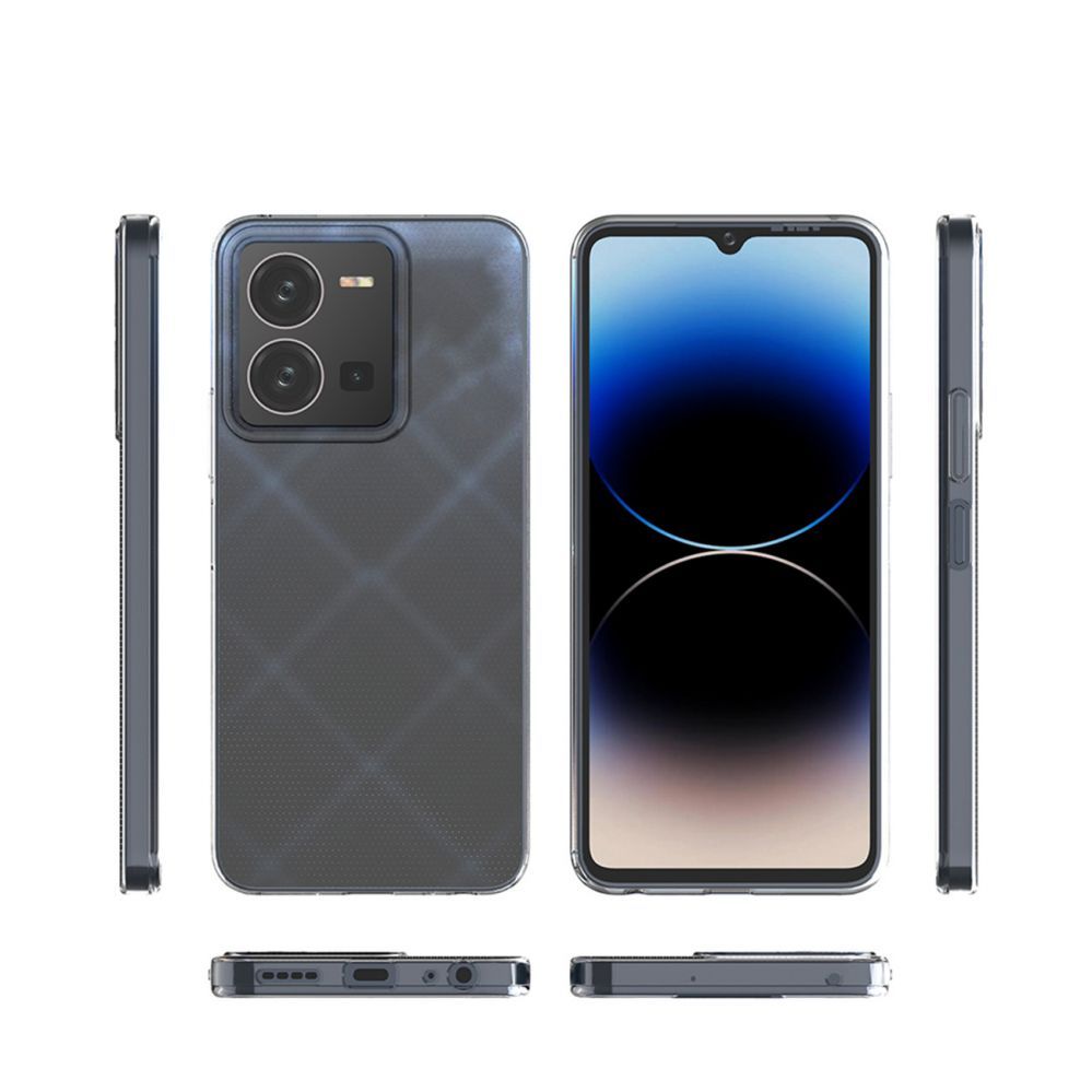 Tagakaaned Hurtel - Ultra Clear 0.5mm Case for Vivo Y35 / Vivo Y22 / Vivo Y22s Thin Cover Transparent