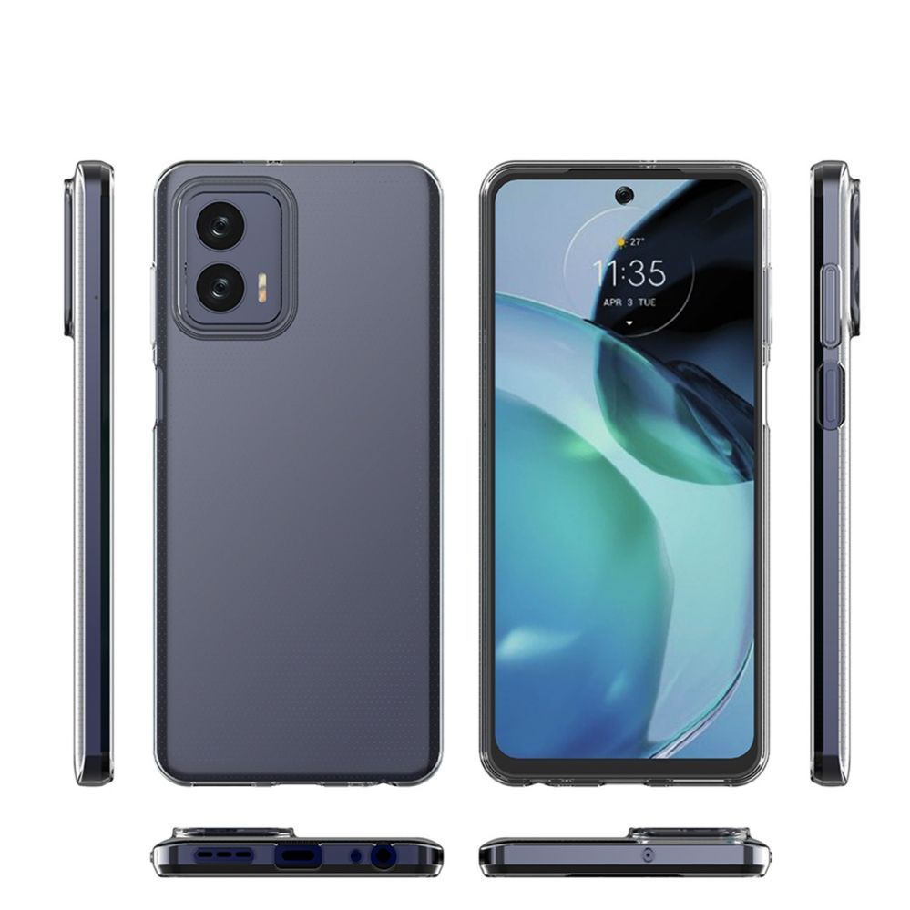 Aizmugurējais vāciņš Hurtel Ultra Clear 0.5mm case for Motorola Moto G73 5G thin cover transparent