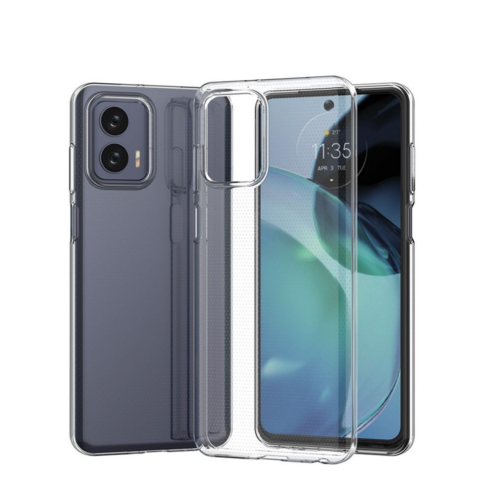 Aizmugurējais vāciņš Hurtel Ultra Clear 0.5mm case for Motorola Moto G73 5G thin cover transparent