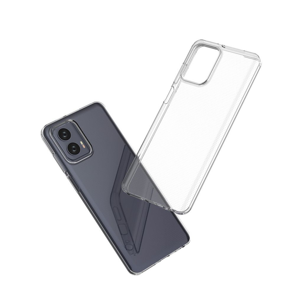 Aizmugurējais vāciņš Hurtel Ultra Clear 0.5mm case for Motorola Moto G73 5G thin cover transparent