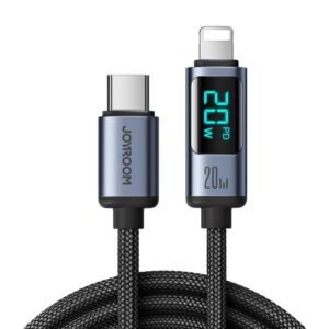 Kabelis Joyroom  Joyroom Prism Series A16 Lightning / USB-C PD 20W 1.2m cable - black