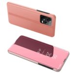 Aizmugurējais vāciņš Hurtel  Clear View Case for Xiaomi Redmi Note 12 5G / Poco X5 5G Flip Cover Pink 