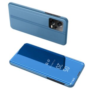 Aizmugurējais vāciņš Hurtel  Clear View Case for Xiaomi Redmi Note 12 5G / Poco X5 5G cover with flip cover blue 