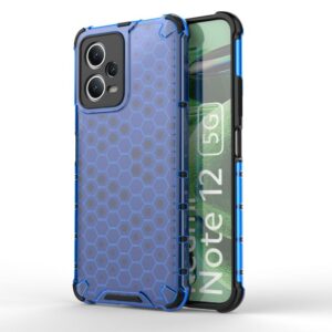 Aizmugurējais vāciņš Hurtel  Honeycomb case for Xiaomi Redmi Note 12 5G / Poco X5 5G armored hybrid case blue 