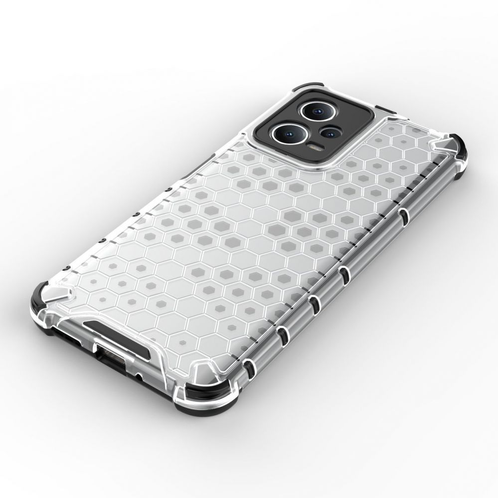 Aizmugurējais vāciņš Hurtel Honeycomb case for Xiaomi Redmi Note 12 5G / Poco X5 5G armored hybrid cover black