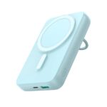 Power bank Joyroom  Wireless power bank 10000mAh Joyroom JR-W050 20W MagSafe with stand + USB-C cable - blue 