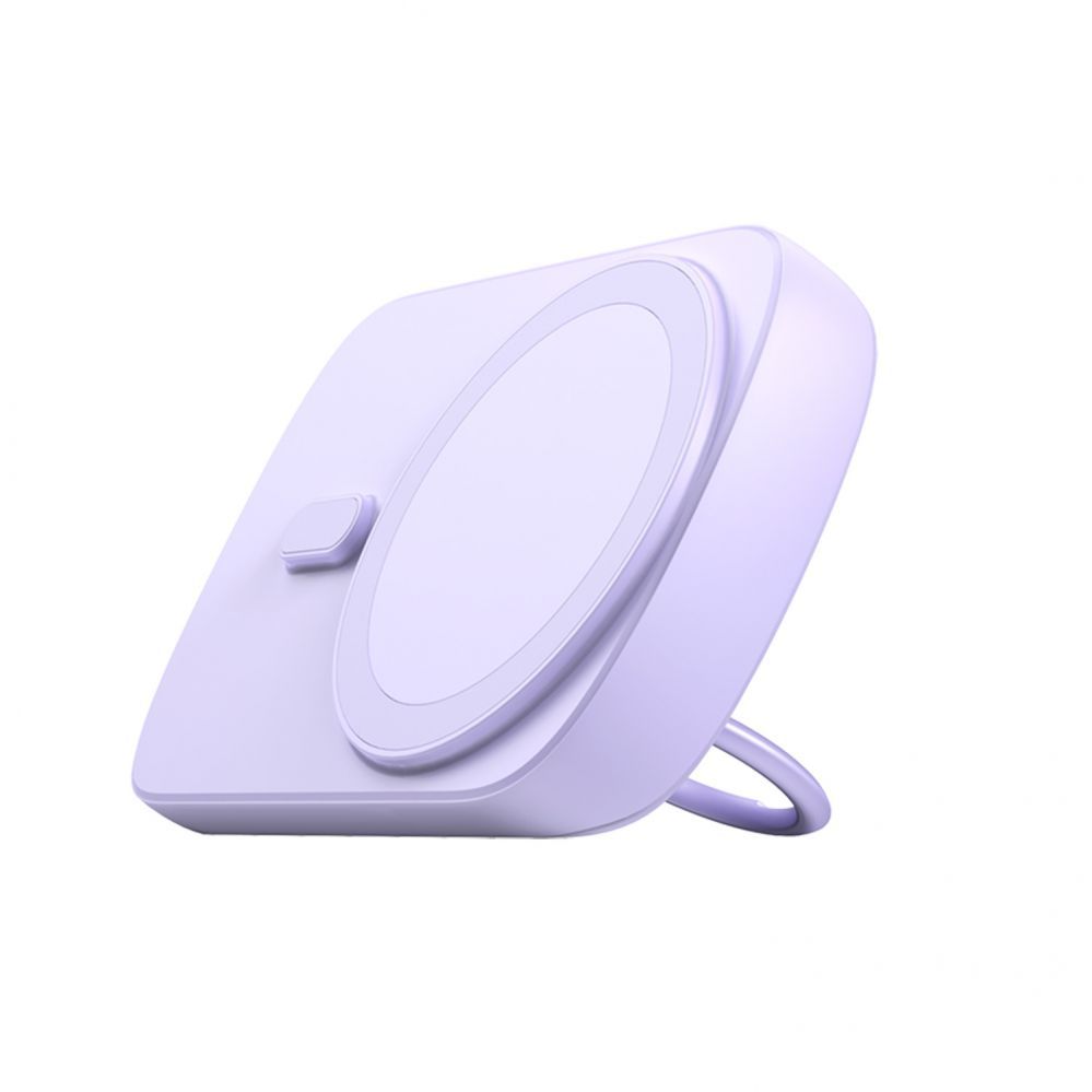 Ārējais akumulators Joyroom Wireless powerbank 6000mAh Joyroom JR-W030 20W MagSafe with ring and stand - purple