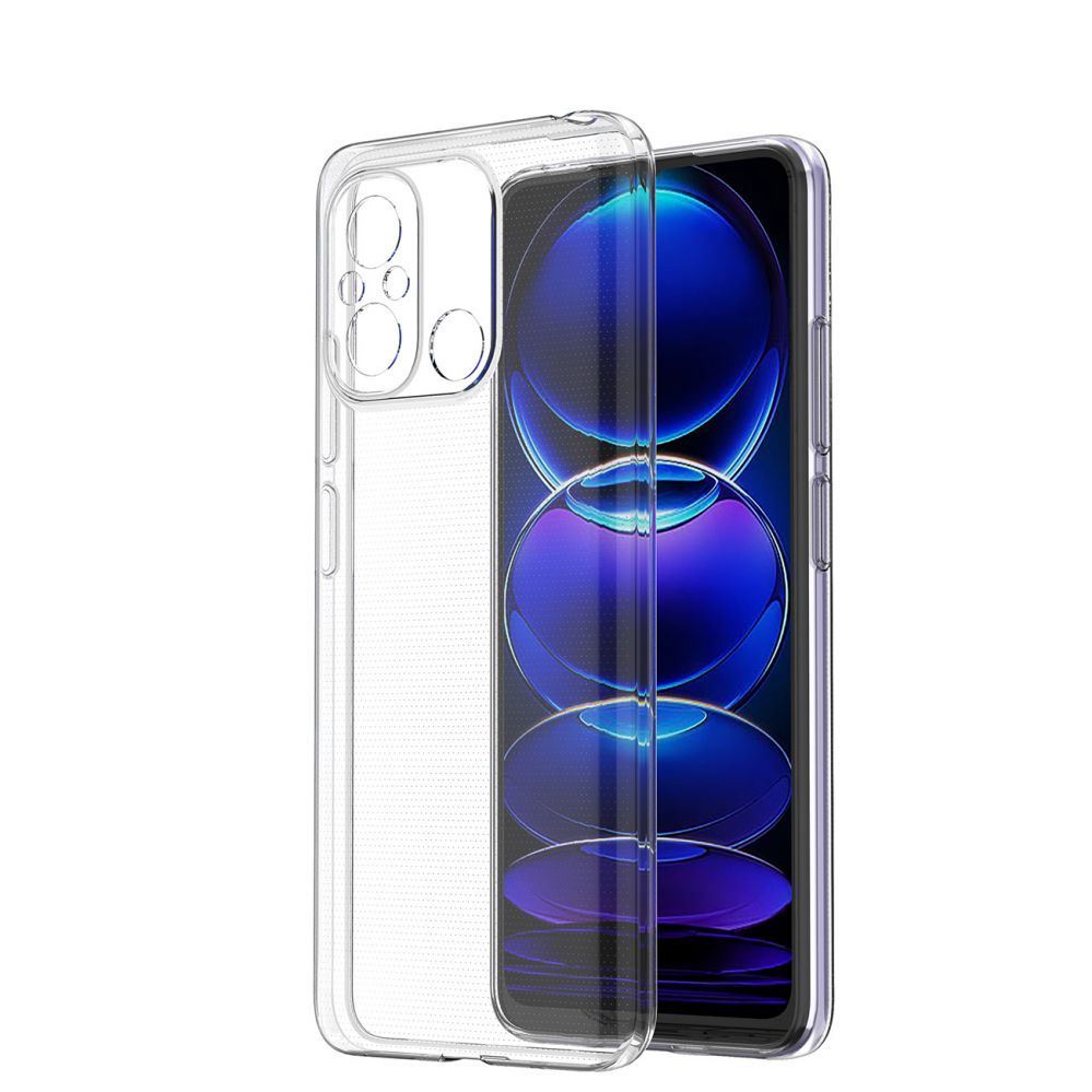 Nugarėlės dėklai Hurtel Ultra Clear 0.5mm Case for Xiaomi Redmi 11A / Poco C55 / Redmi 12C Thin Cover Transparent