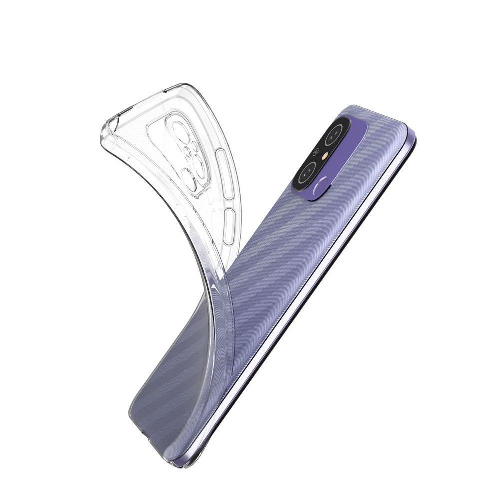 Nugarėlės dėklai Hurtel Ultra Clear 0.5mm Case for Xiaomi Redmi 11A / Poco C55 / Redmi 12C Thin Cover Transparent