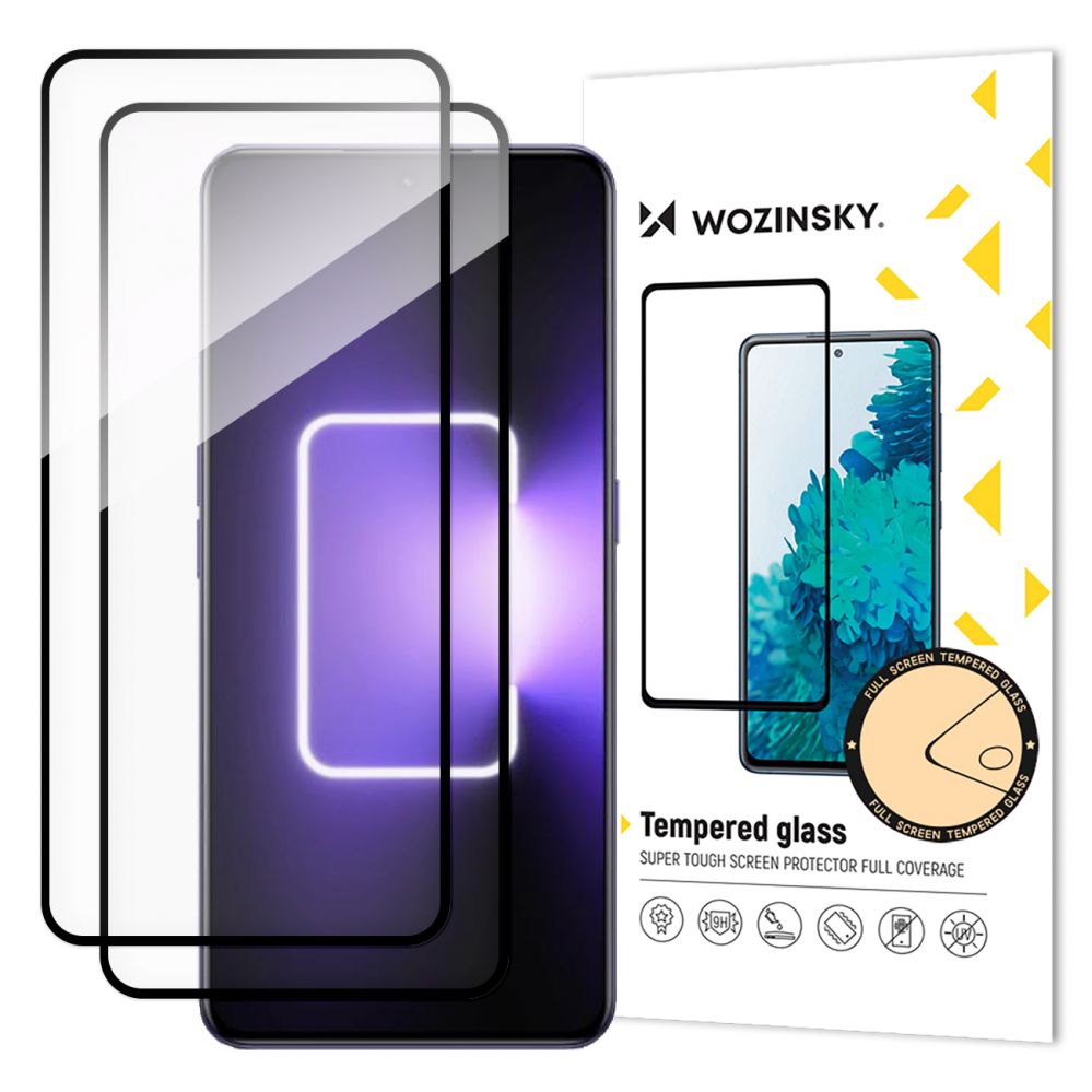 Aizsargstikls Wozinsky Wozinsky Full Glue Tempered Glass for Realme GT Neo 5 / Realme GT3, 2-pack