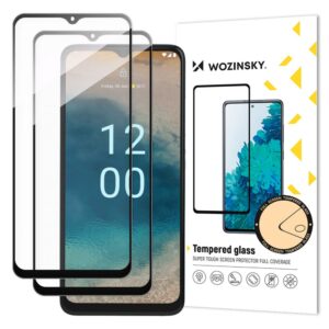 Kaitseklaasid Wozinsky - Wozinsky Full Glue Tempered Glass 2x Tempered Glass For Nokia G22 9H Full Screen Full Cover With Black Frame 
