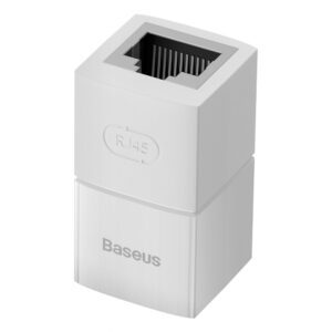 Kabelis Baseus  Network coupler Ethernet RJ-45 cable connector Baseus AirJoy Series 10 pcs - white 