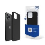 Nugarėlės dėklai 3MK - 3mk Silicone Case for iPhone 12 Pro Max - black 