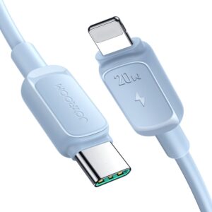 Kabelis Joyroom  Joyroom Multi-Color Series A14 USB-C / Lightning 20W Cable 1.2 m - Blue