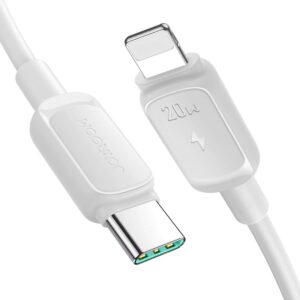 Kabelis Joyroom  Joyroom Multi-Color Series A14 USB-C / Lightning 20W cable 1.2 m - white