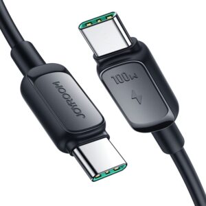 Kabelis Joyroom  Joyroom Multi-Color Series A14 USB-C / USB-C 60W Cable 1.2m - Black