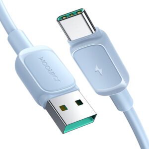 Kabelis Joyroom  Joyroom Multi-Color Series A14 USB-A / USB-C 3A Cable 1.2 m - Blue 