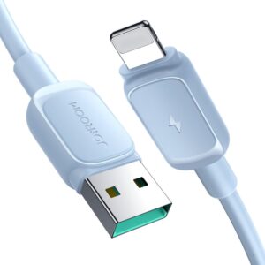 Kabelis Joyroom  Joyroom Multi-Color Series A14 Lightning / USB-A 2.4A 1.2 m cable - blue 