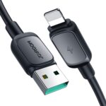 Kaabel Joyroom  Joyroom Multi-Color Series A14 Lightning /USB-A 2.4A 1.2 m Cable - Black 