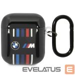 Back panel cover BMW  BMW BMA222SWTK AirPods 1/2 cover black/black Multiple Colored Lines 