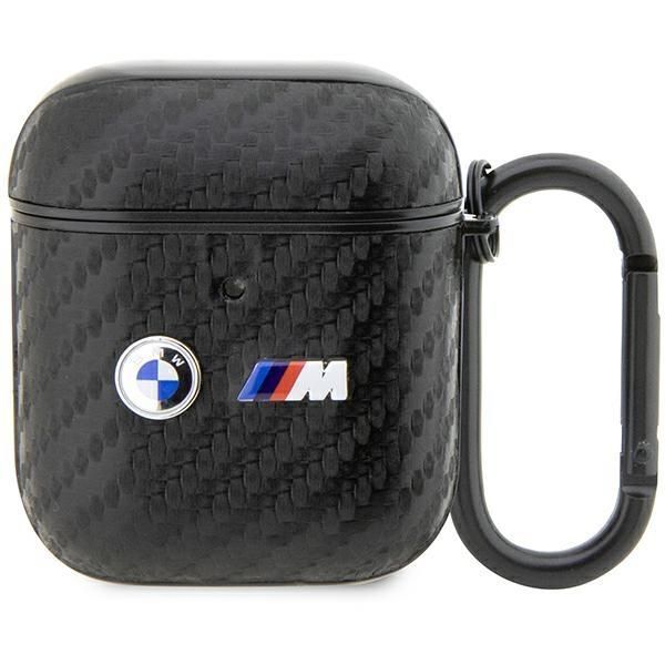Tagakaaned BMW BMW BMA2WMPUCA2 AirPods 1/2 cover black/black Carbon Double Metal Logo