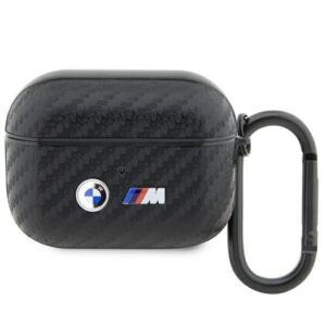 Aizmugurējais vāciņš BMW  BMW BMAPWMPUCA2 AirPods Pro cover black/black Carbon Double Metal Logo 
