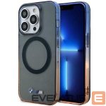 Back panel cover BMW  Case BMW BMHMP14XHTGE iPhone 14 Pro Max 6.7" grey/grey hardcase Gradient Bumper MagSafe 