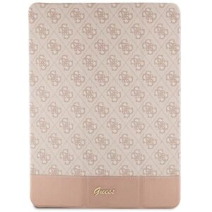Aizmugurējais vāciņš Guess  Guess 4G Stripe Allover case for iPad Pro 12.9" - pink