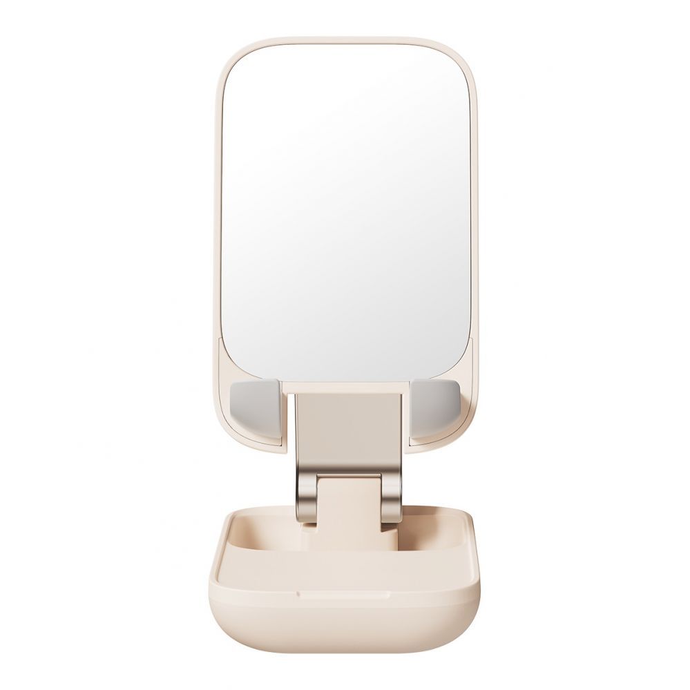 Авто держатель Baseus Adjustable phone stand with mirror Baseus Seashell Series - beige