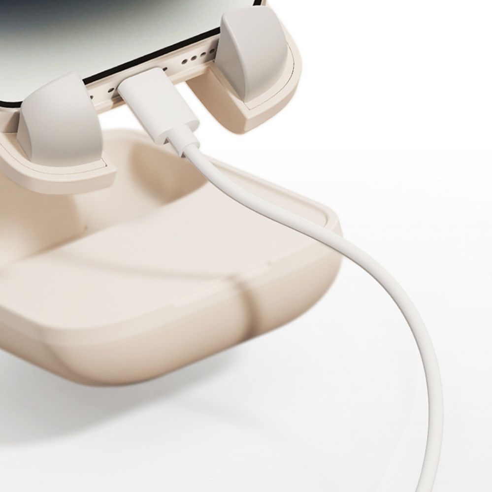 Авто держатель Baseus Adjustable phone stand with mirror Baseus Seashell Series - beige