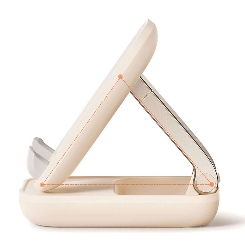 Авто держатель Baseus Adjustable phone stand with mirror Baseus Seashell Series - beige