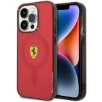 Tagakaaned Ferrari  Ferrari FEHMP14LUKR iPhone 14 Pro 6.1" red/red hardcase Translucent Magsafe