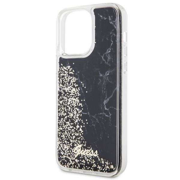 Tagakaaned Guess Guess GUHCP14XLCSGSGK iPhone 14 Pro Max 6.7" black/black hardcase Liquid Glitter Marble