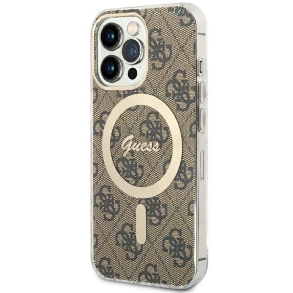 Tagakaaned Guess Guess GUHMP13LH4STW iPhone 13 Pro / 13 6.1" brown/brown hardcase 4G MagSafe