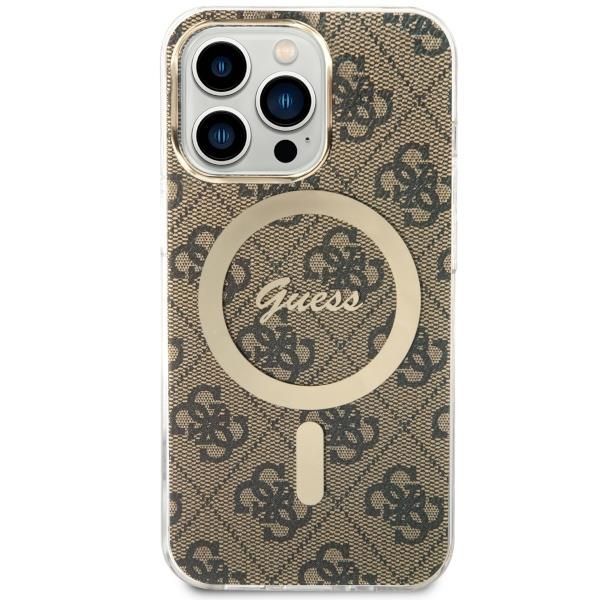 Tagakaaned Guess Guess GUHMP13LH4STW iPhone 13 Pro / 13 6.1" brown/brown hardcase 4G MagSafe