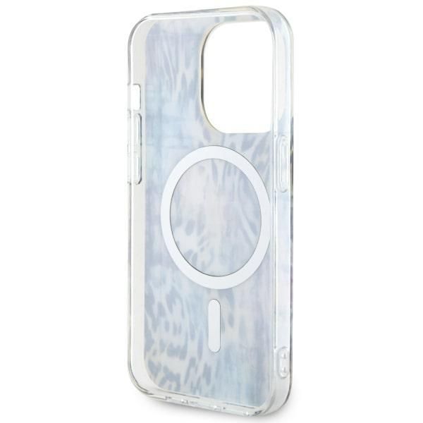 Tagakaaned Guess Guess GUHMP14XHLEOPWB iPhone 14 Pro Max 6.7" blue/blue hardcase Leopard MagSafe