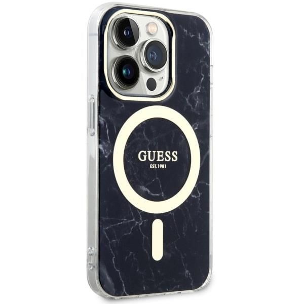 Tagakaaned Guess Guess GUHMP14XPCUMAK iPhone 14 Pro Max 6.7" black/black hardcase Marble MagSafe
