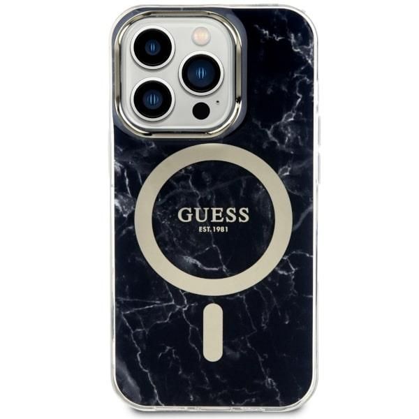 Tagakaaned Guess Guess GUHMP14XPCUMAK iPhone 14 Pro Max 6.7" black/black hardcase Marble MagSafe