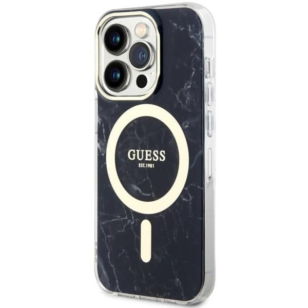 Tagakaaned Guess Guess GUHMP14XPCUMAK iPhone 14 Pro Max 6.7" black/black hardcase Marble MagSafe