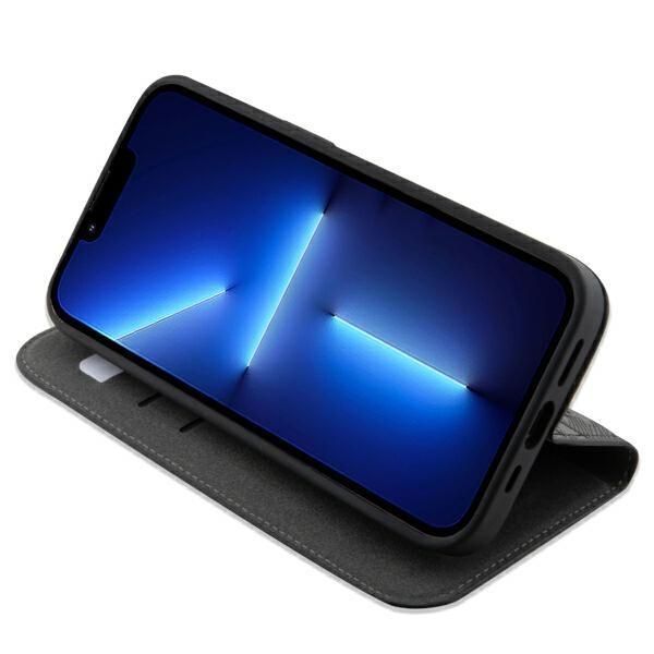 Back panel cover Karl Lagerfeld Karl Lagerfeld KLBKP14LSAKLHPK iPhone 14 Pro 6.1" bookcase black/black Saffiano Monogram