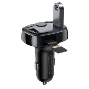 FM transmitter Baseus  Bluetooth transmitter / car charger Baseus S-09A (Overseas Edition) - black 