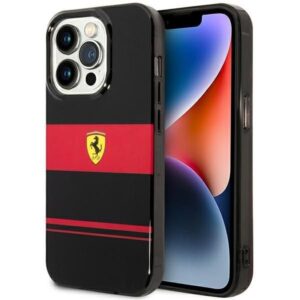 Aizmugurējais vāciņš Ferrari  Ferrari FEHMP14XUCOK iPhone 14 Pro Max 6.7" black/black hardcase IMD Combi Magsafe