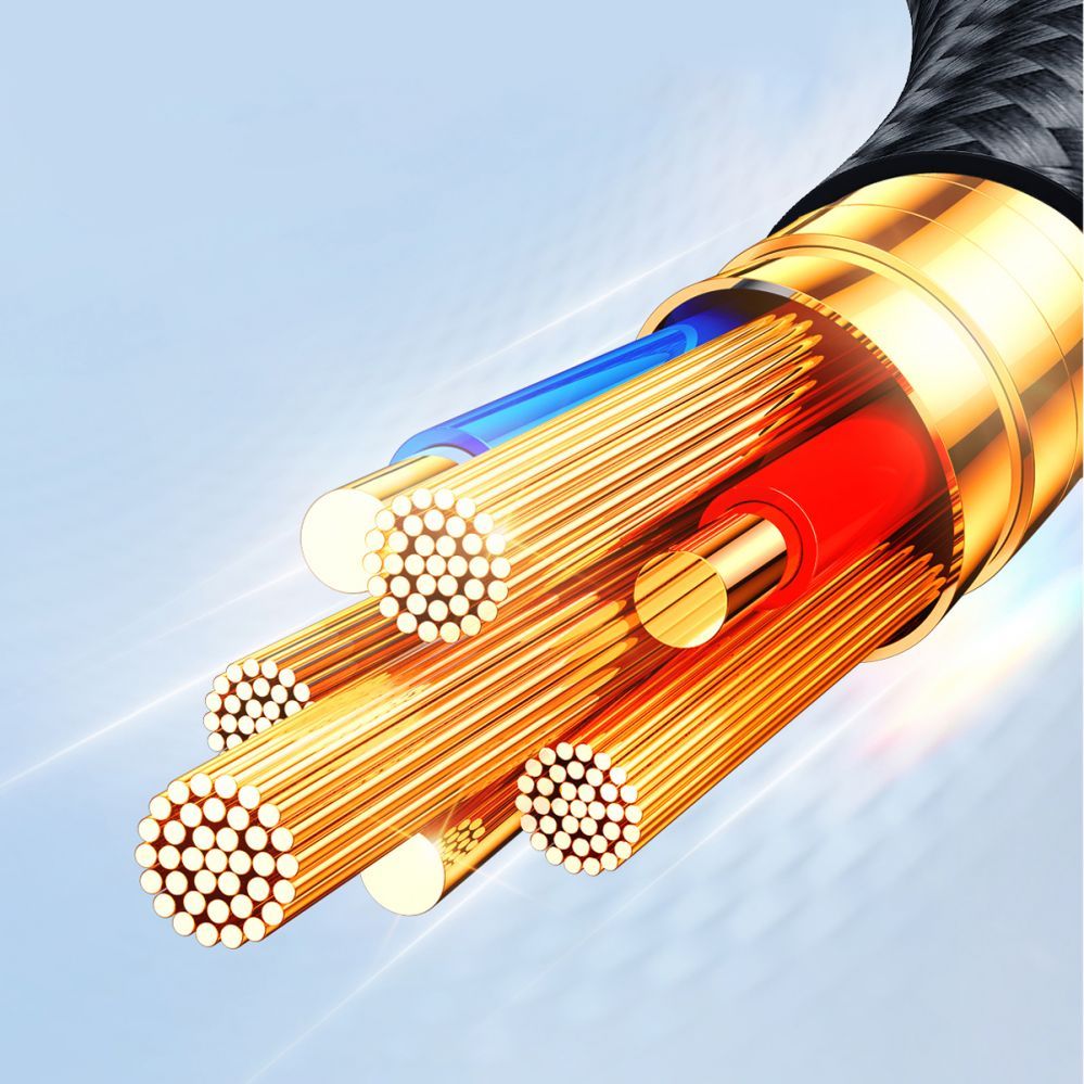 Cable Joyroom Joyroom Multi-Use Series S-A18 4in1 USB-A - USB-C / Lightning / Lightning / micro USB cable 1.2m - black