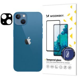 Apsauginiai stiklai Wozinsky  9H tempered glass for iPhone 15 Plus Wozinsky Full Camera Glass - black 