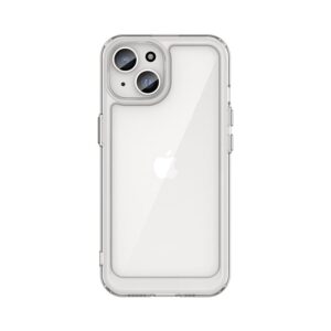 Aizmugurējais vāciņš Hurtel  iPhone 15 Plus Outer Space reinforced case with flexible frame - transparent 